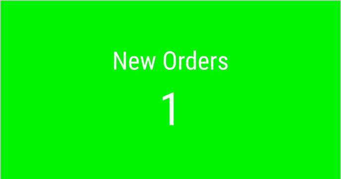 KDS - New order